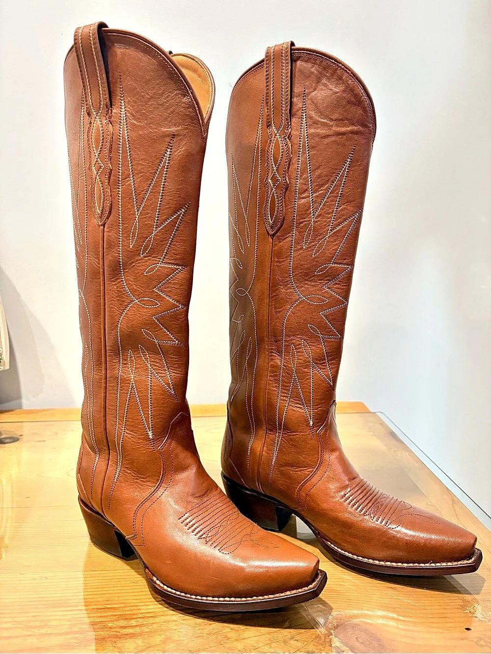 Tecovas The loretta saddle Western Boots Brown US 7